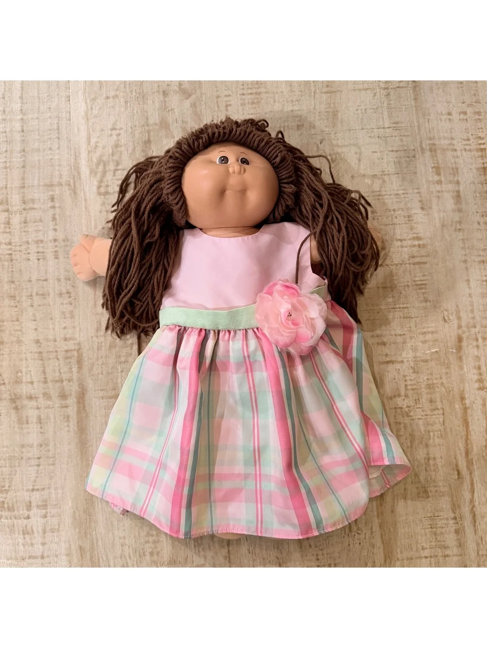 1983 Cabbage Patch Kids Coleco HM1 Hong Kong Brown Hair Brown Eyes Black Sig